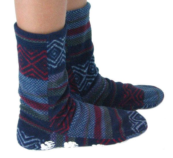 Kids' Nonskid Fleece Socks - Cosmos