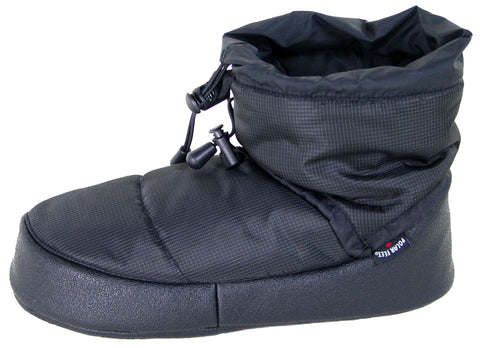 Polar Feet Camp Booties - Black | Indoor/outdoor Slippers | Unisex ...