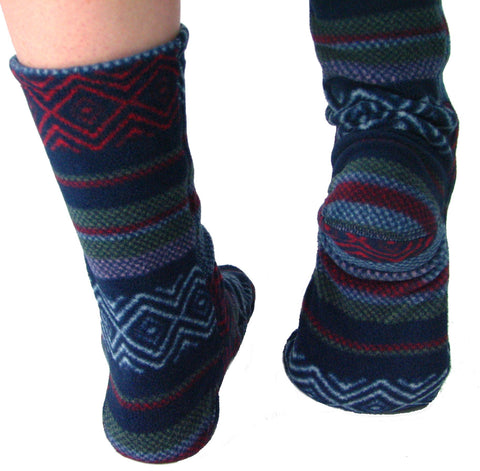 Fleece socks | slipper socks | for men and women | extra stretchy ...