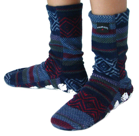 Polar Feet Fleece Socks - Jazz Stripes – Polar Feet® Ltd